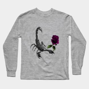 Scorpion and rose Long Sleeve T-Shirt